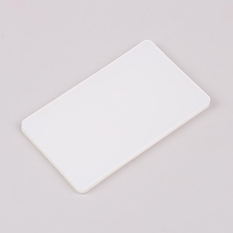 

10Pcs Blank Transparent Business Card Waterproof For School Office Supplies