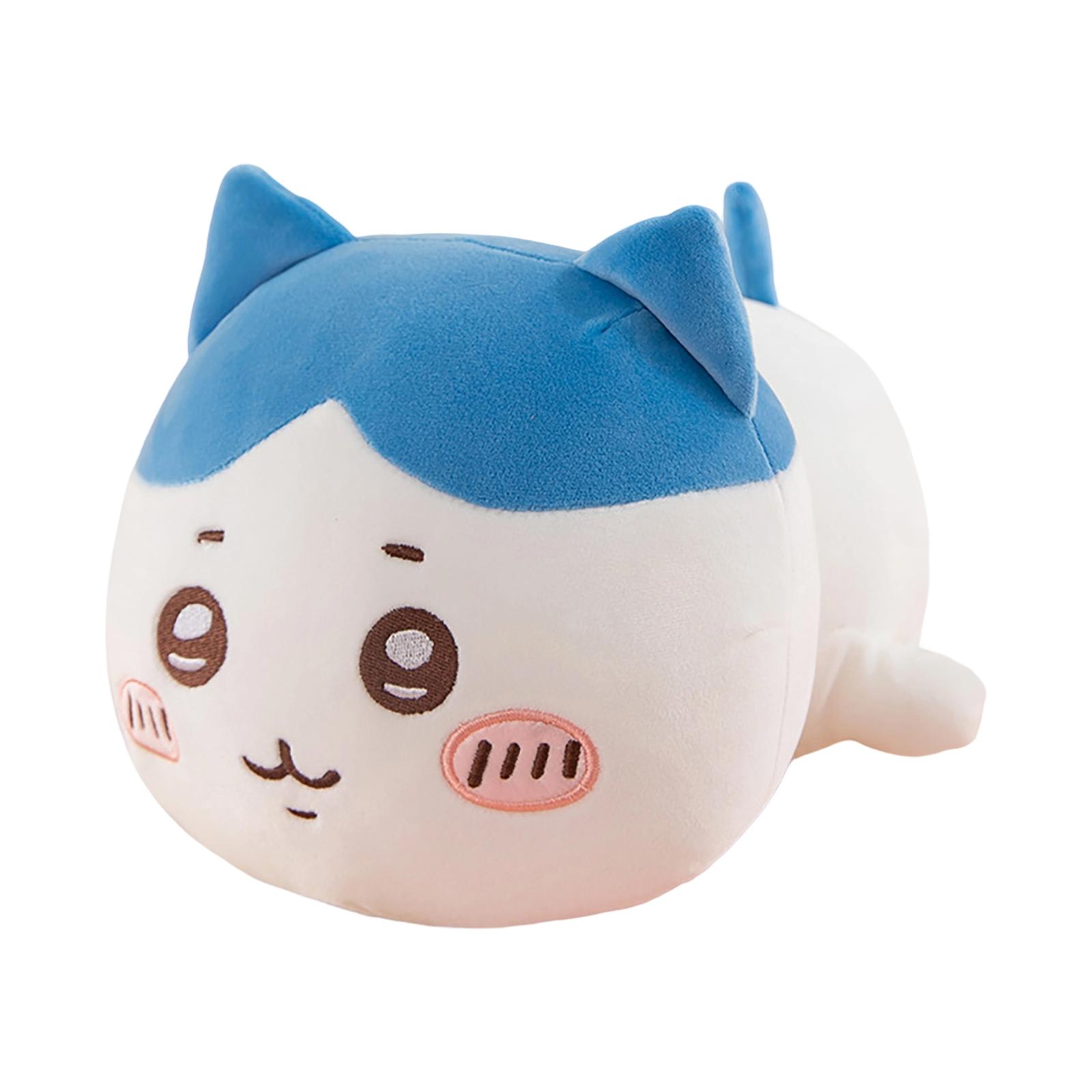 Soft Plush Cat Doll Stuffed Animal Pillow Cute Cartoon Character Toy Decorative Cushion for Home Office Bedroom Sofa