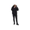 Adidas Solid Color Zip Hooded Down Jacket Men Outerwear Black HN9930