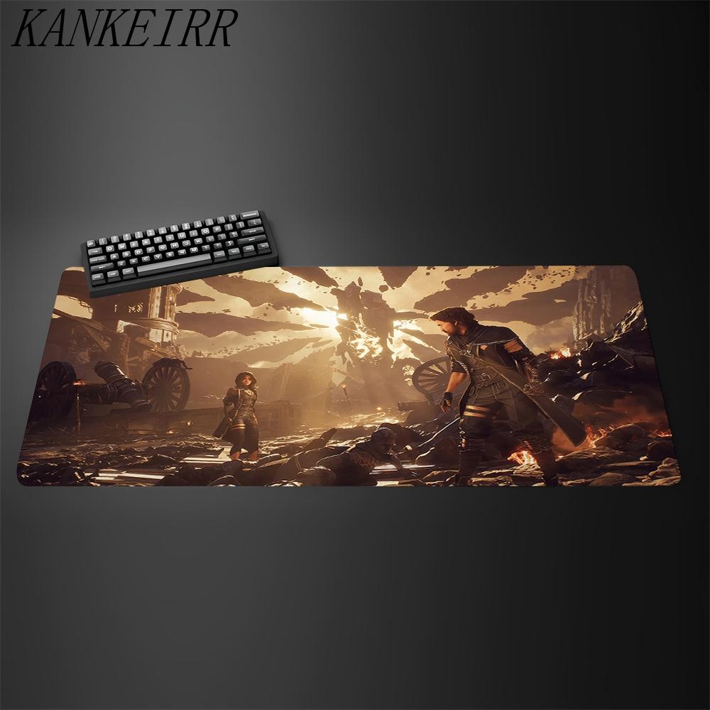 Spiel Clair Obscur Expedition Mauspads HD-Druck Computer-Gamer Verriegelungskante Rutschfestes Mauspads XXL Tastatur PC Schreibtischunterlage