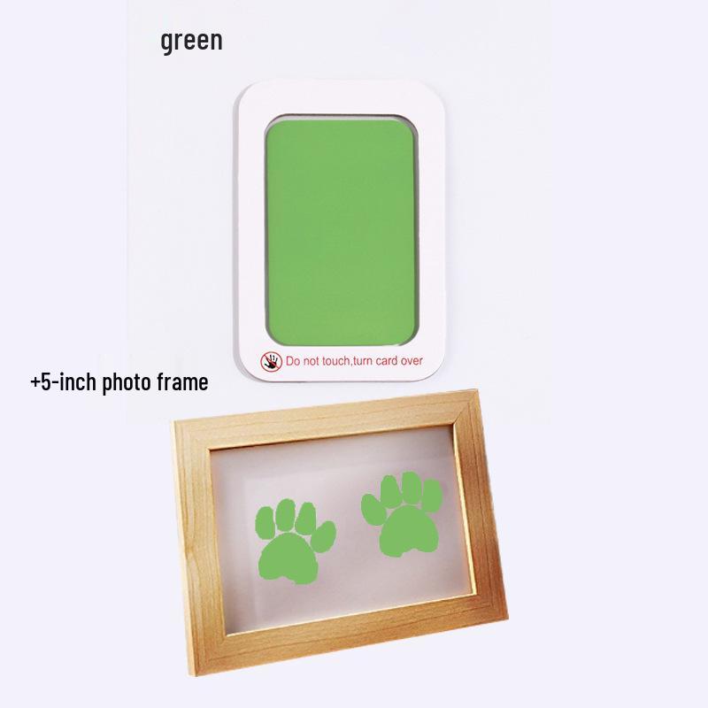 Pet Paw Print Memorial Tabletop Decoration for Cats and Dogs