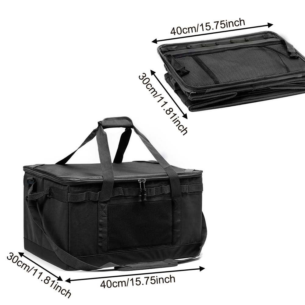 For Outdoor Cooking Tactical Camping Bag Spacious Outdoor Storage Storage Bag Cookware Bag Detachable Compartments