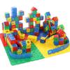 3D Puzzle Games Cubes Toys For Children Wooden DIY Building Blocks Jigsaw Educational Toy Interactive Toys For Kids