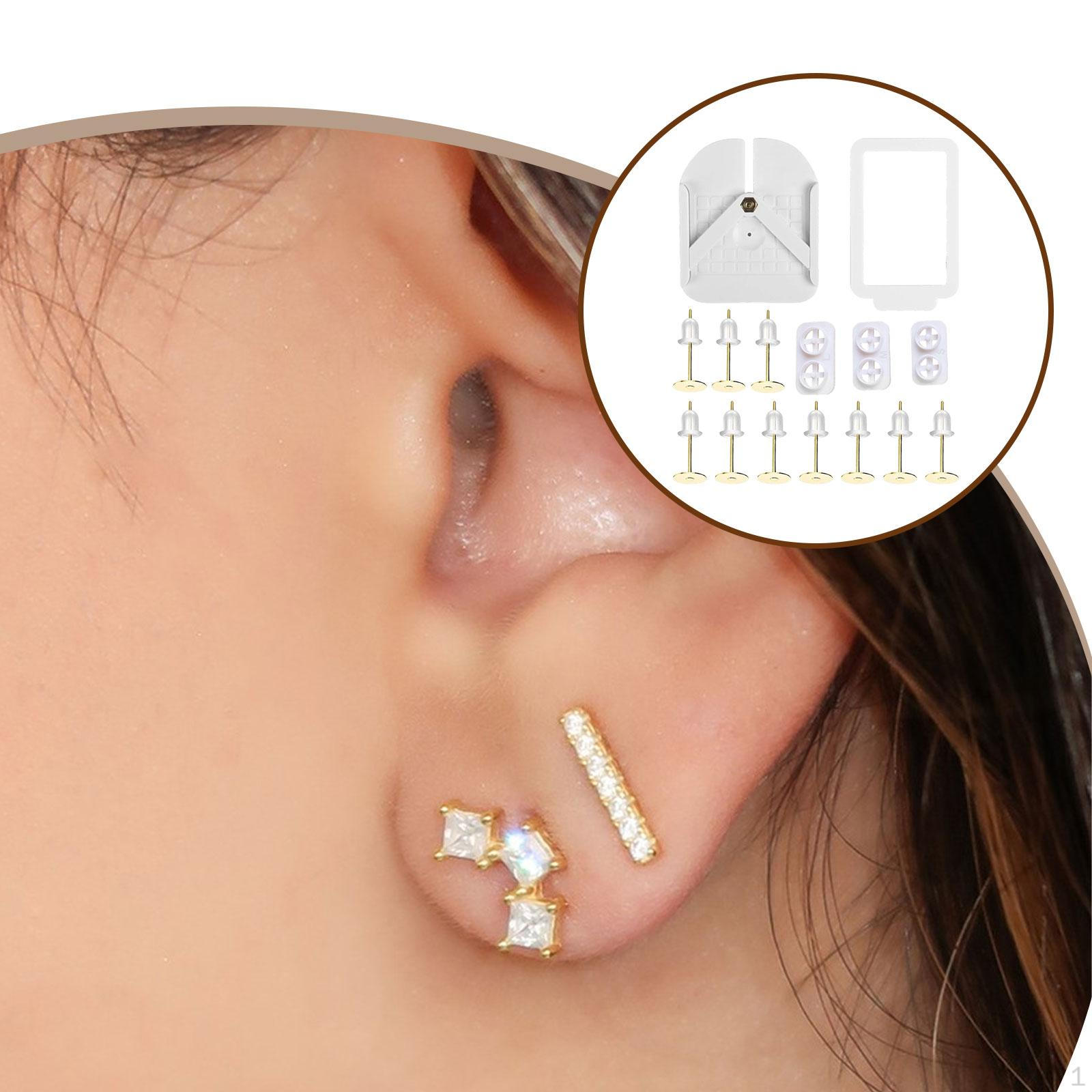 

Earring Post Embedder Tool, Embedding Tool Kit,Portable,DIY Crafts, Clay Kit,Clay