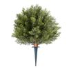 VEVOR Artificial Topiary Cypress Trees with Ground Spike, 2 Set 406mm Faux Shrubs & Bushes Potted Plants