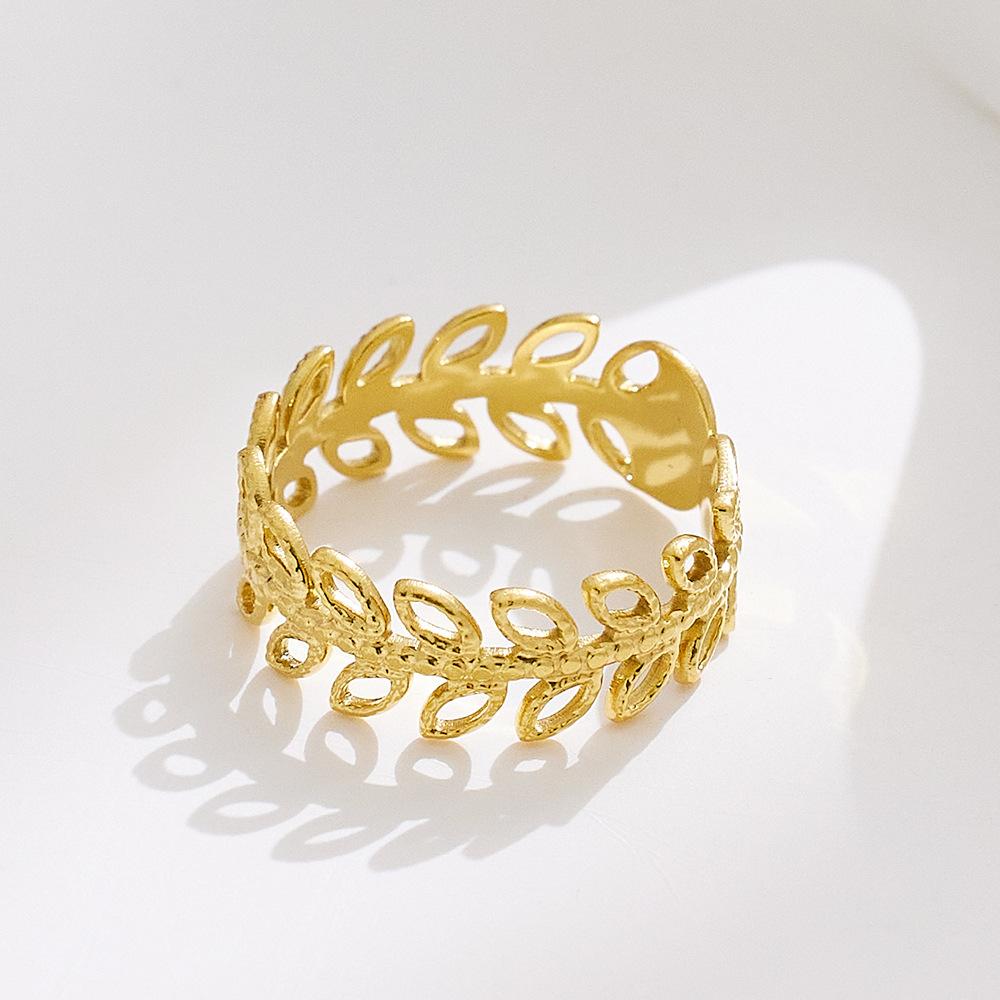 Schlichter Ring Hohlöffnung Verstellbarer Ring für Damen