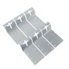 6PCS T Post Mounting Brackets Iron Multifunctional 3 Inch Mailbox T Post Fence Brackets for