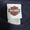 [USED] Made In USA Harley-Davidson Blue Flame Double-Sided T-Shirt