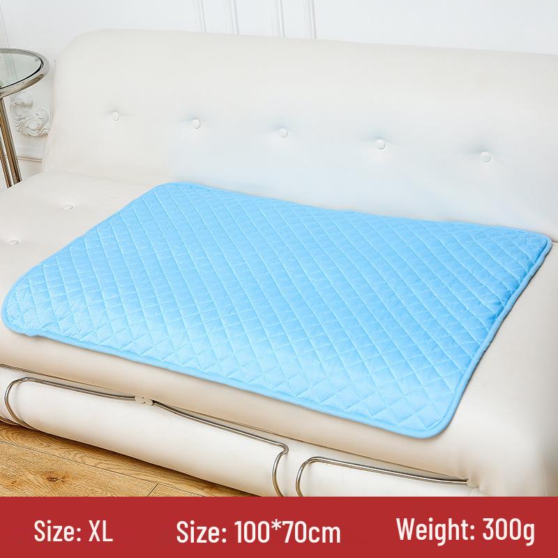Pet Cooling Ice Silk Mat - Summer Cool Sofa Cushion for Dogs and Cats
