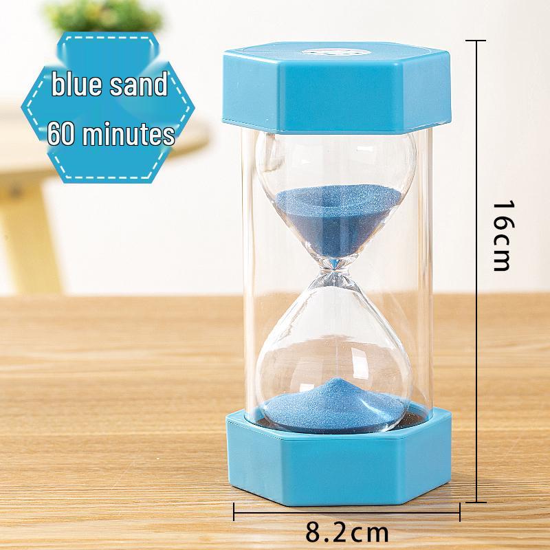 45-Minute Drop-Proof Hourglass Timer for Kids - Toothbrushing and Time Management Tool