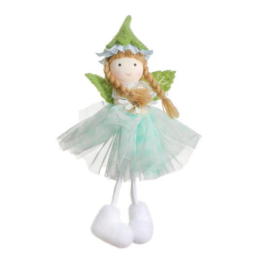 Jarní víla dívka ozdoba květina anděl závěsný přívěsek zasněná pohádková tématická dekorace na vánoční stromek svatební party výstavy
