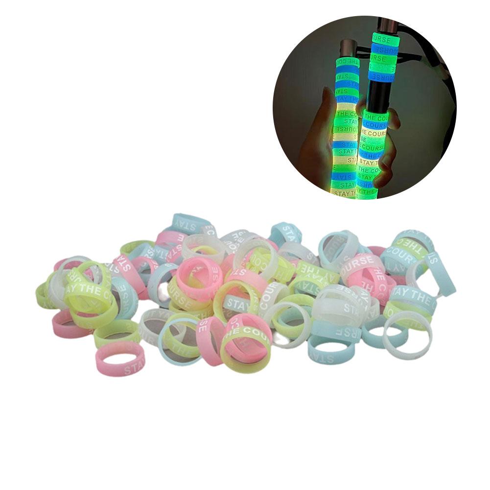 NEW 20/50Pcs Silicone Anti-skid Rod Ring Silicone Stopper Rubber Ring Fishing Rod Handle Protective Case Fishing Accessories