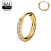 1/10pcs G23 Titanium Hoop Earring For Women Piercing Nose Ring ASTM F136 Body Jewelry Accessories New