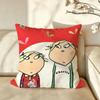 Anime CCharlie aand LLola Cushion Cover Pillow Case Antidustmite Pillowcase Silky Short Plush Sofa Cushion Cover hot