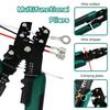 Multifunktionale Mini-Elektro-Terminal-Crimpzange mit Drahtabisolier-Schneid-Handcrimpwerkzeug für mehrere Steckverbinder