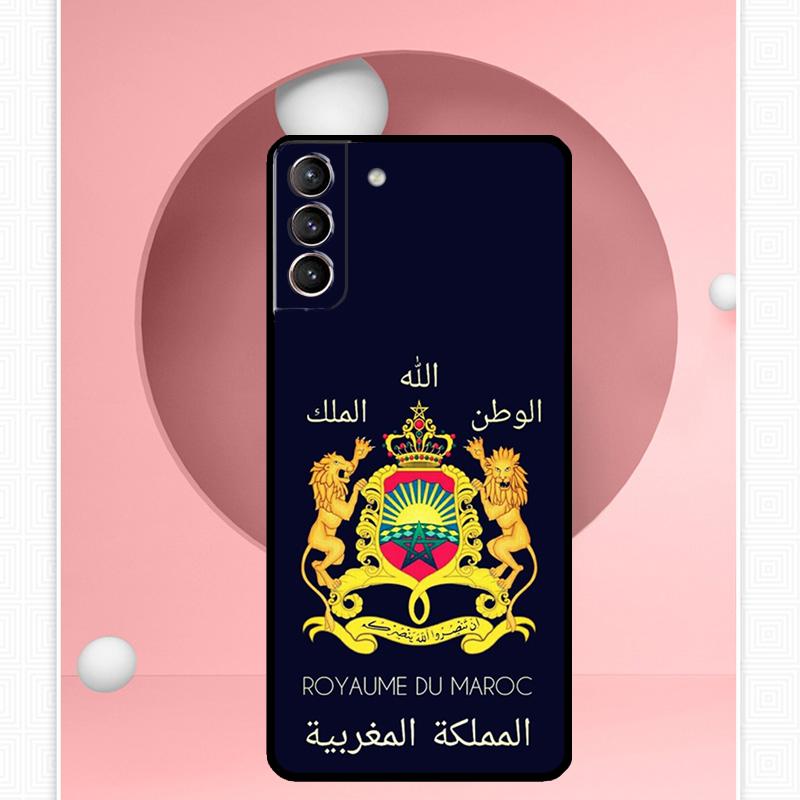 Marokko Maroc Marokkansk Flagg Deksel For Samsung Galaxy S24 S23 S22 Ultra Note 10 Plus Note 20 S9 S10 S20 S21 FE Bakdeksel