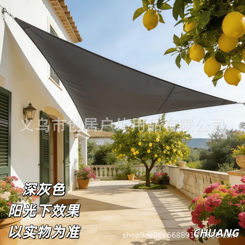 Shade Sail Balcony Beach Pool Shade Sail Rain Cloth Sky Tent Outdoor Dining Stall Shade