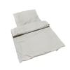 Two-piece Set for Stroller, Cradle - Quilt + Pillow - Gray Speckles