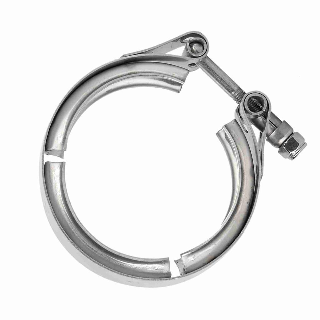 Universal 2,5 tommer 63 mm Bil Auto V-bånd Turbo Downpipe Eksosklemme M6 Skrue