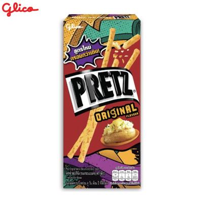 Glico Pocky Pretz Original 23 g x 10 pièces / 20 pièces / 30 pièces - Thai Snack