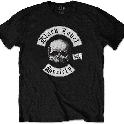 Black Label Society T-Shirt Schädel Sdmf Bandlogo Offiziell Herren Schwarz