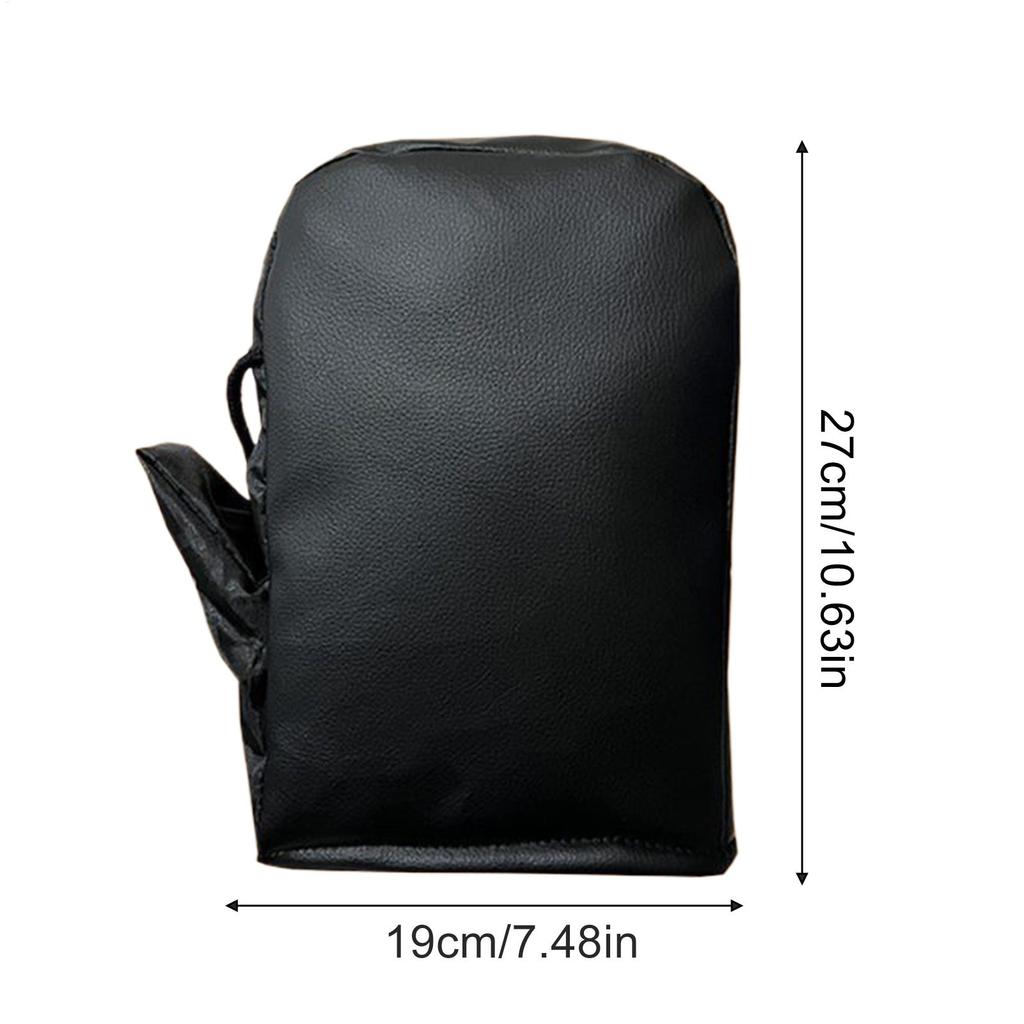 Motorcycle Fleece-Lined Thickened Protective Gloves Reflective Motorcycle Handlebar Muffs Winter Windproof Motorbike Mittens