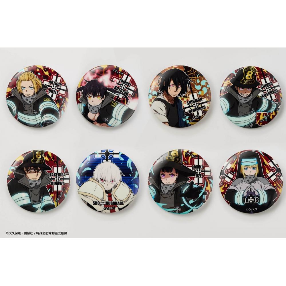 

Fire Force Fire Force Can Badge 1box 8pcs