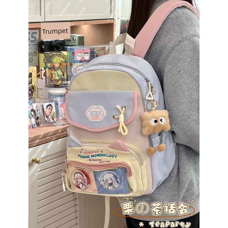 Backpack Cartoon Backpack 2025 New Arrival Primary School Student Schoolbag Female Cute Junior High School Girl High School Student Party Backpack
