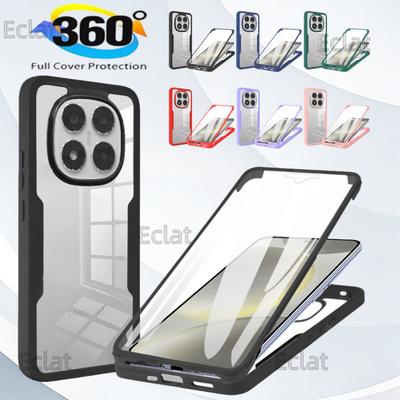 Luxe 360 Volledige Body Schermbeschermer Hoesje Voor Xiaomi Redmi Note 15 Pro+ Plus 5G 4G Note15 Schokbestendig Hybride Zachte Siliconen Cover