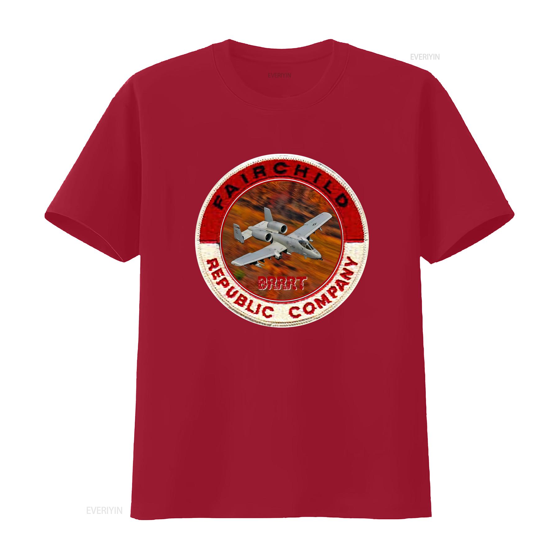 

FAIRCHILD REPUBLIC COMPANY A 10 THUNDERBOLT II GROUND ATTACK BRRRT T SHIRT vintage Washed Slightly designer clothes graphic S