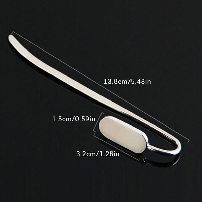 Creactive Swan Neck Oval Metal Book Marker Hanger Clip Reading Page Holder Zinc Alloy Bookmark Stationery Office Supply Gift