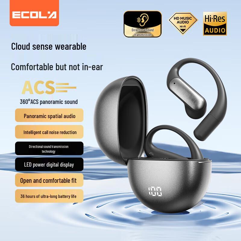 

ECOLA Clip-on Wireless Bluetooth Earphones ER28