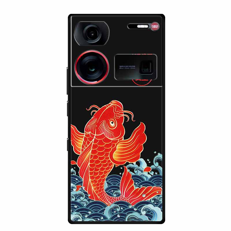 3D Emboss Case For ZTE Nubia Z60 Ultra Phone Case Flowers Soft Silicone Coque For Nubia Z60 Ultra Back Cover Cases Z 60 Z60Ultra