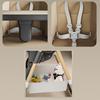 High Chair, Children's Folding Feeding Chair with a Table, with Wheels