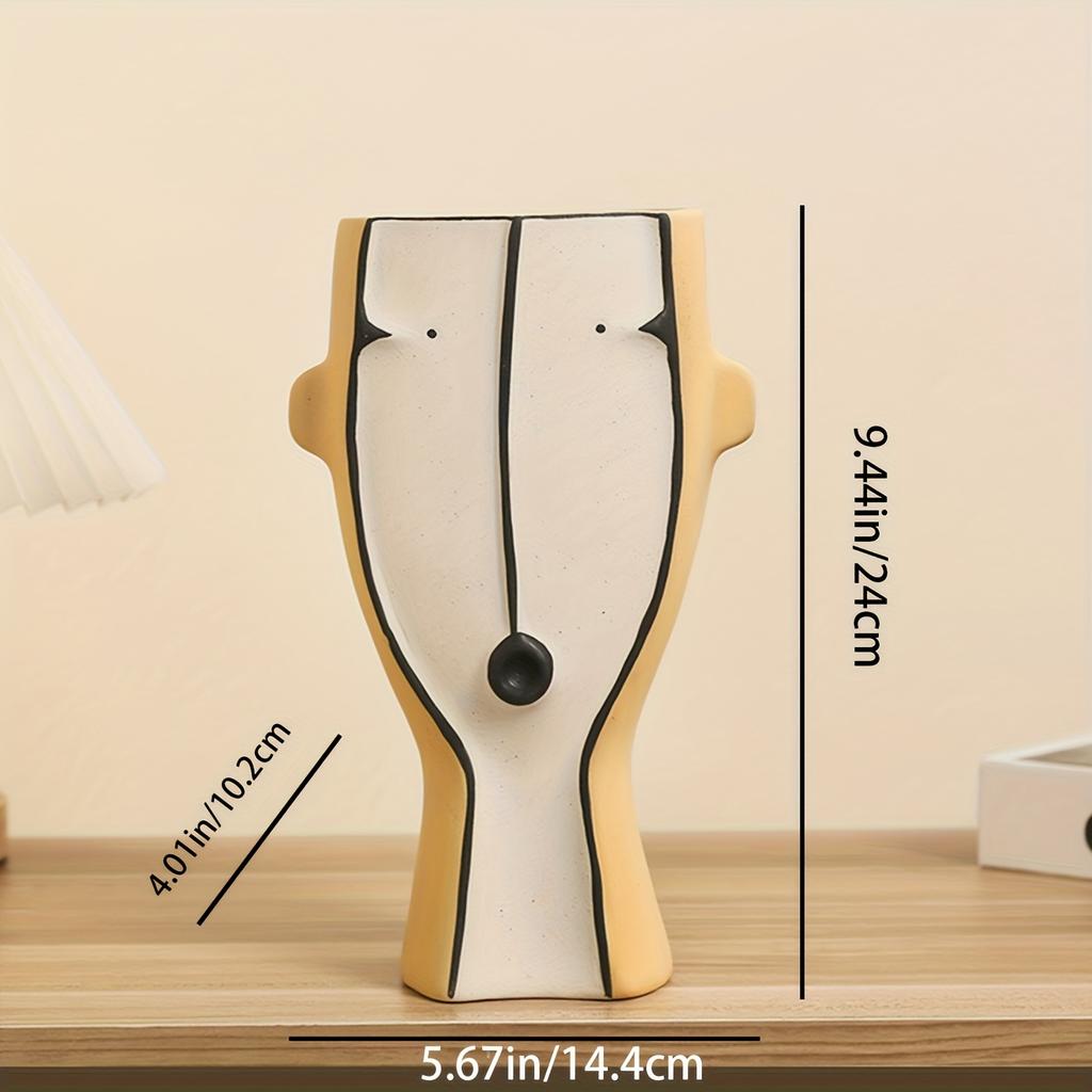 Nordic Art Vase Ceramic Home Decor Creative Flower Pot Living Room Decoration Wholesale