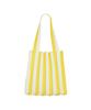 Pleatsmama Two-Way Shopper Bag Yellow Stripe