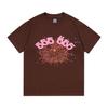 New Trendy Spider Web Print Short Sleeve Men's T-Shirt - Celebrity Style