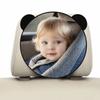 Bear Ear Baby Car Mirror Round Mirror Face Car Baby Observation Mirror  Newborn Travel