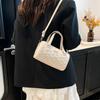 New summer popular casual and beautiful fresh solid color bow cylinder bag portable shoulder messenger bag women's bag