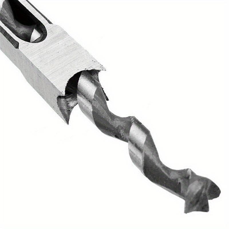 6/8/12.5mm HSS Square Hole Drill Bit Auger Bit Steel Mortising Drilling Craving Woodworking Tools