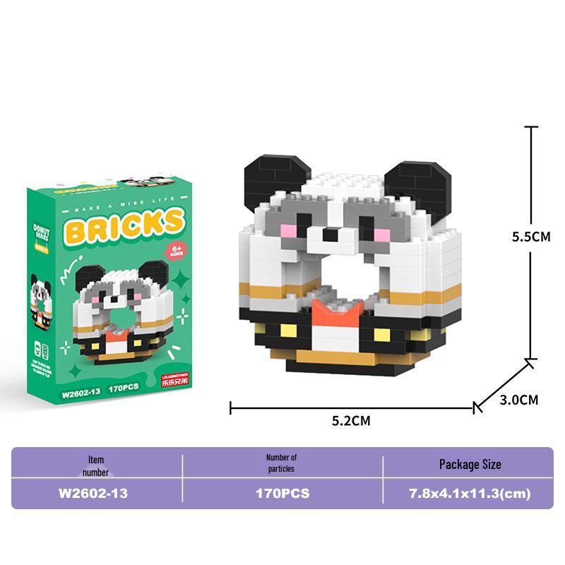 Lele Brothers Micro Building Blocks - Educational Small Animal Sets for Kids, Compatible with Lego, Boys' Toy Gifts