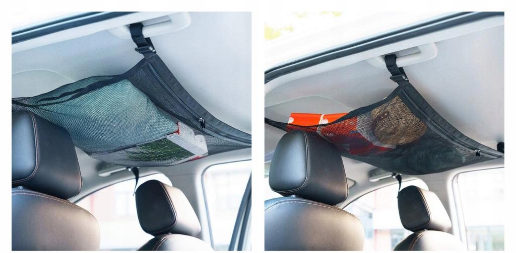 Suspended organizer FOR the car ceiling net headliner for the trunk