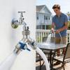 Y Double Outlet Hose Connector Garden Faucet Y Watering Connector Splitter For Garden Home Watering Systems M4YD