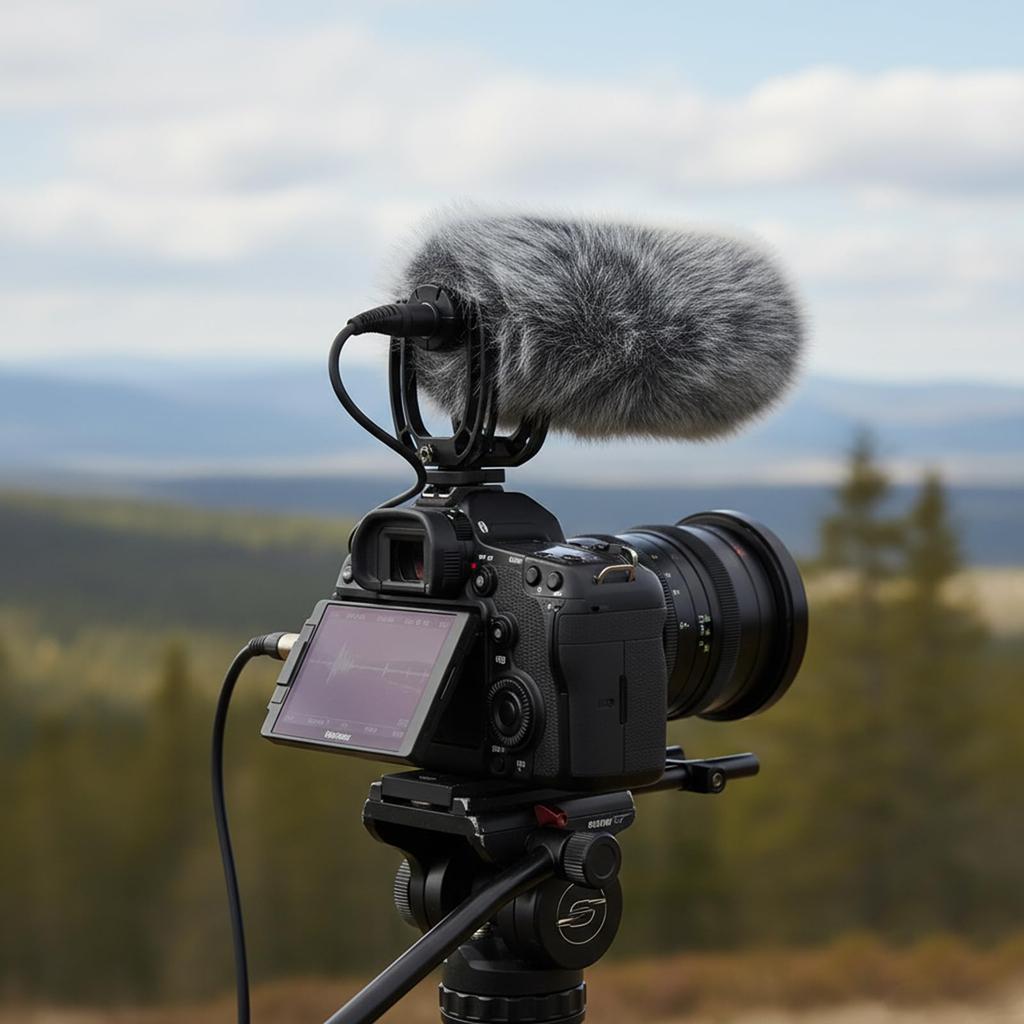 Silver & Style Microphone Windscreen, Fur Cover, Windproof, Noise Reduction, Windjammer (Gray, 15cm)