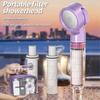 Durable Portable Travel Showerhead Detachable 3 Modes Mini Head Filter Shower Head Clean Shower Head Universal
