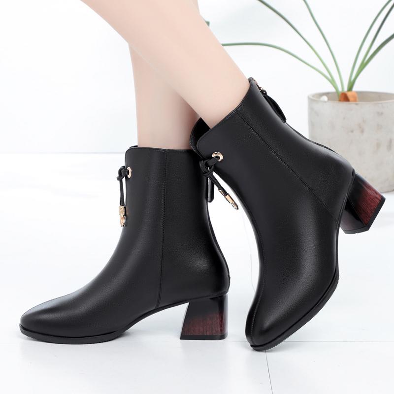 Женские демисезонные ботинки из натуральной кожи купить недорого ...