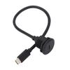 PD60W Fast Charging Panel Mount Extension Cable Type C 3.0 Threaded Fixed Mount Cable  For RV