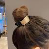 1/2pcs Korean Metal Satin Large Intestine Ring Women Rubber Bands Hair Ties Hair Rope Girls Ponytail Holder Headdress Hair Accessories