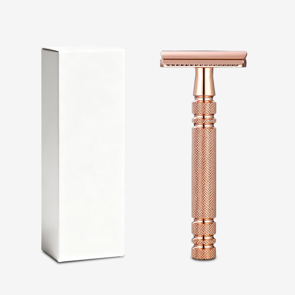 Platinum Double-Edged Safety Razor for Home Shaving