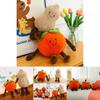 Novelty Plush Pillow With Persimmon And Peanut Animal Designs For Kids And Collectors